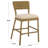 Rosemarie Seagrass Counter Stool