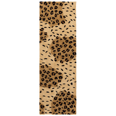 Nonia Hand Tufted Wool And Viscose Animal Print Rug