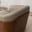 Broderic Faux Leather Swivel Barrel Chair-1979426724