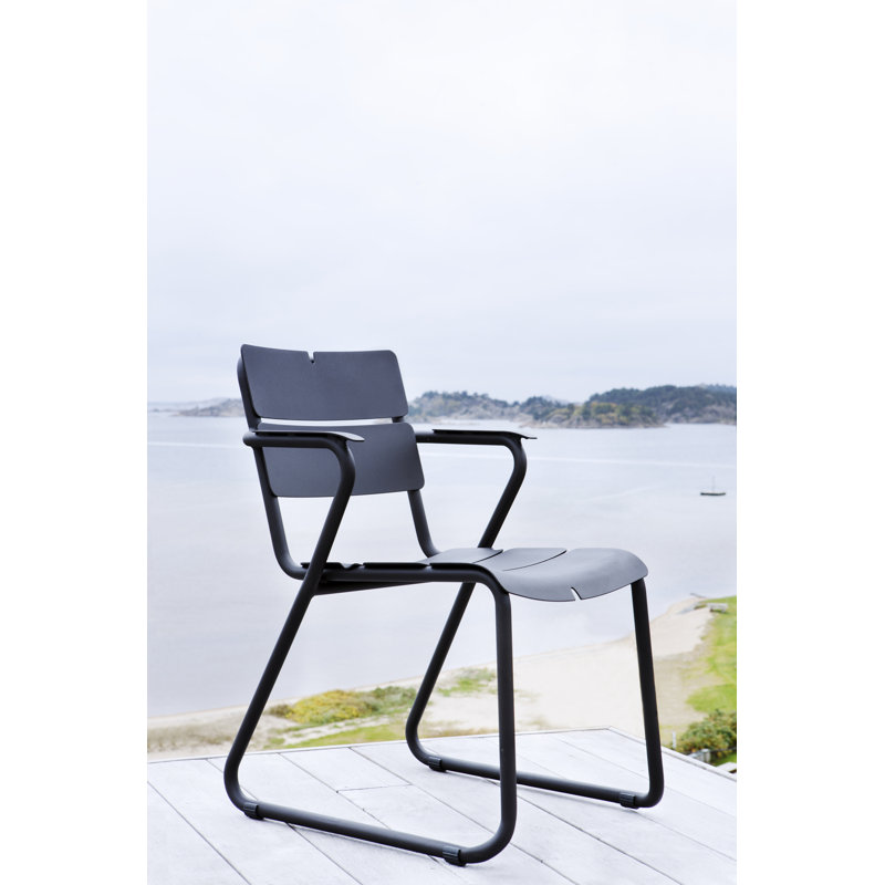 Corail Outdoor Dining Armchair, Gray