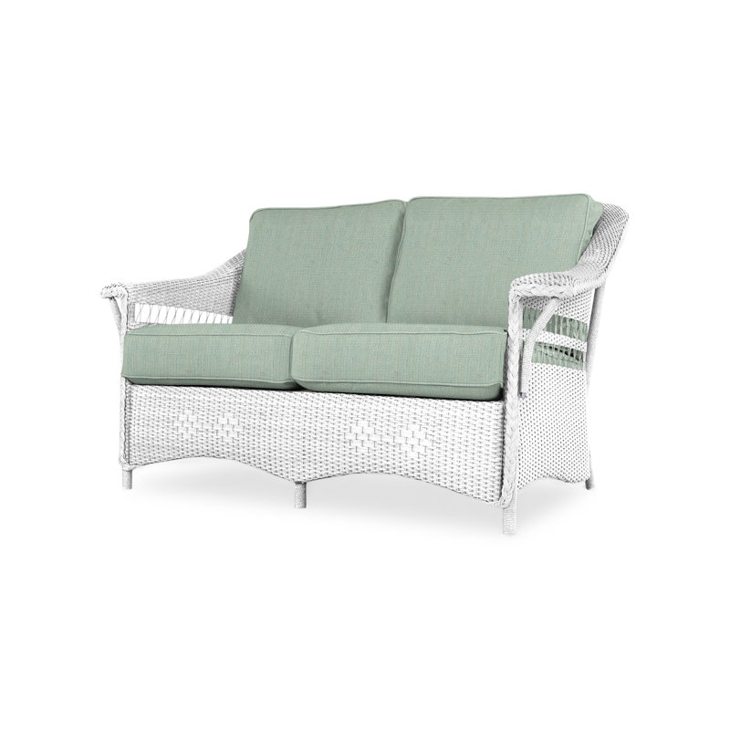 Nantucket Outdoor 2 - Seat, White, Sandberg Navy