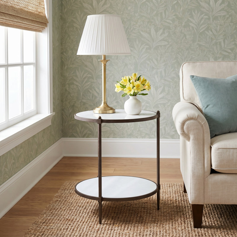 Agna End Table with Storage