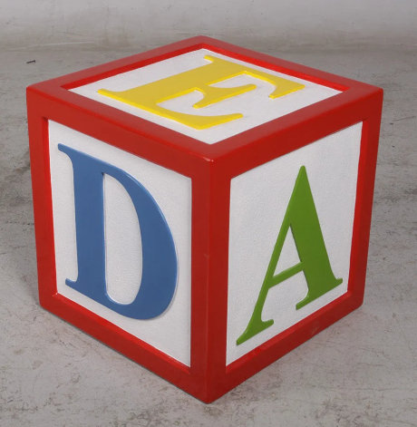 Jahlea Letter Block Alphabet Over Sized, 18" H x 18" W x 18" D