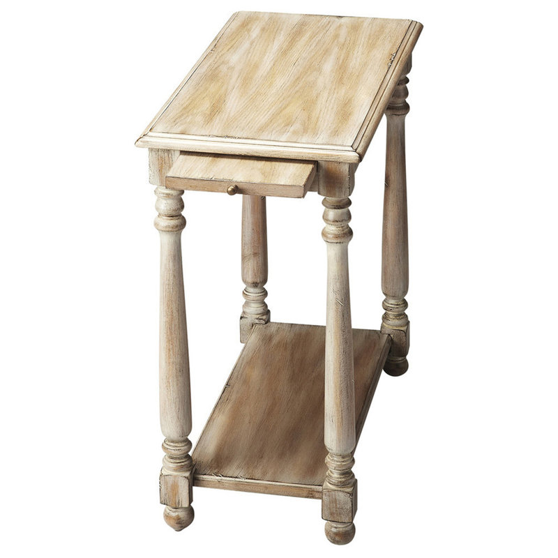 Leann End Table with Storage, Driftwood