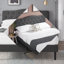 Lit tapissier avec tête de lit réglable et lattes en bois massif Kempst, rangement sous le lit, aucun sommier nécessaire-1300194454-1292040605