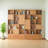 Nordic style large capacity storage bookcase