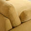 Très grand canapé-lit simple en chenille surdimensionné avec assise large et confort profond, conception moderne à blocs de couleurs pour le salon et la chambre à coucher-131507316
