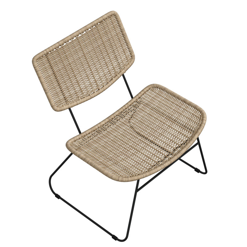 Elrama Patio Dining Side Chair with Cushion