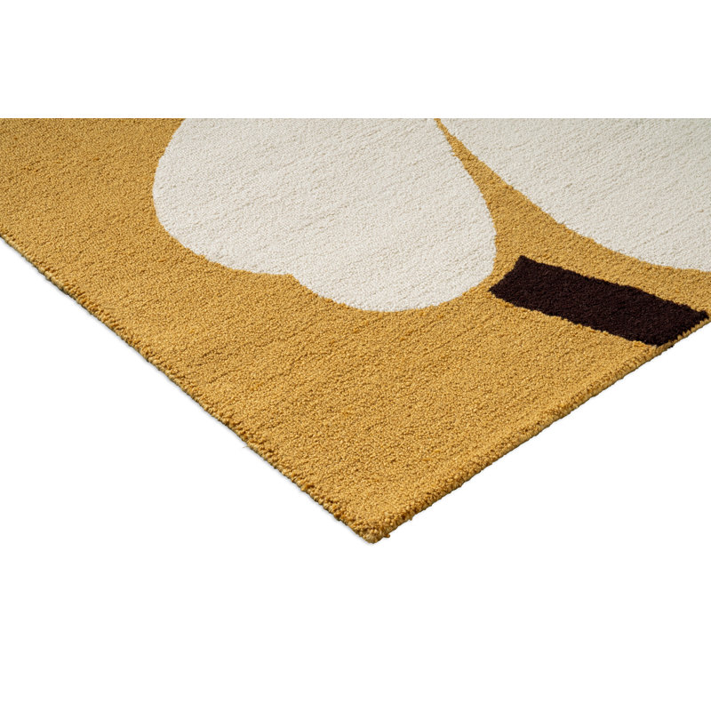 Unikko Anniversary Honey | 433001, Rectangle 4'7" x 6'7", Honey