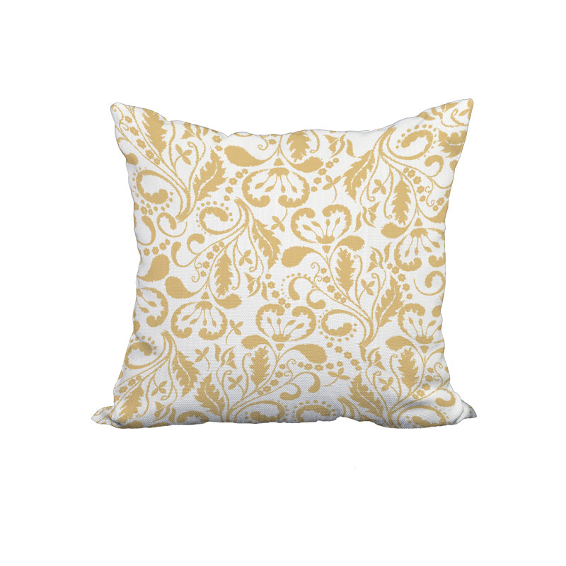 Housse de coussin et insert Aurora, 18 po x 18 po, Or