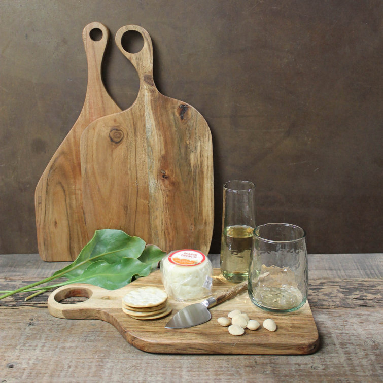 Toledo Acacia Wood Cutting Boards Set of 3 by HomArt