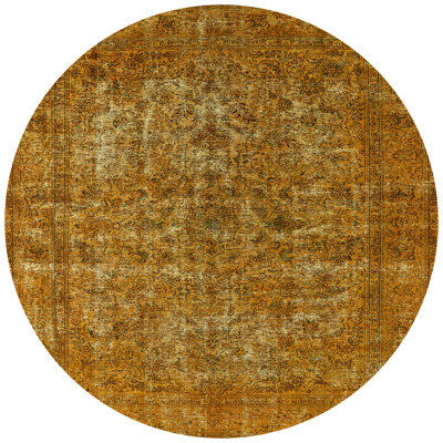 Tapis oriental orange