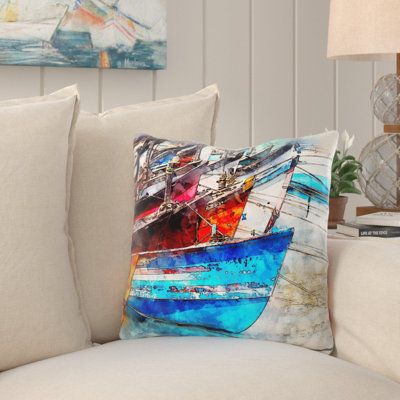 Pfaff Outdoor Reversible Throw Pillow