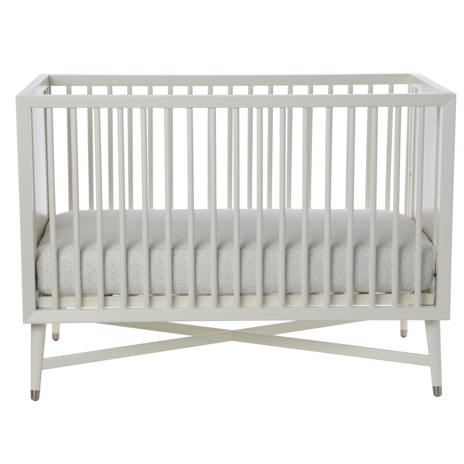 3 -in-1 Convertible Crib, French White