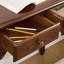 Bureau en bois d'hévéa exquis de style américain 39,37 po