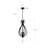 Cladinoro 3 - Light Geometric Teardrop Pendant with Crystal-2146979797