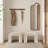 White Upholstered Ottoman 