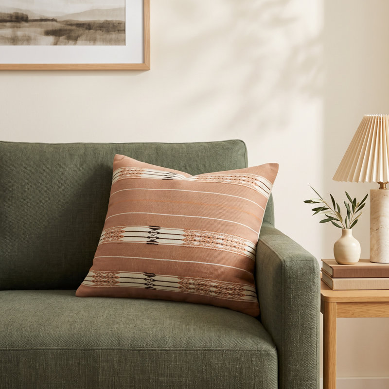 Dixon Geometric Cotton Reversible Throw Pillow, 16" x 24", Pillow Cover Only - No Insert
