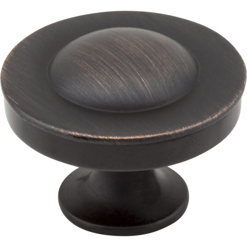 Cordova Mushroom Knob, 1 1/4", Brushed Oil Rubbed Bronze