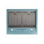 Hotte sous un meuble à conduit classique 24 pouces 500 CFM avec cloisons en acier inoxydable et éclairage Classic-63383792