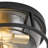 Weslie 2-Light Dimmable Classic Black Finish Flush Mount Light Fixture