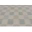 Scandinavian Wool Geometric Area Rug in White, Blue