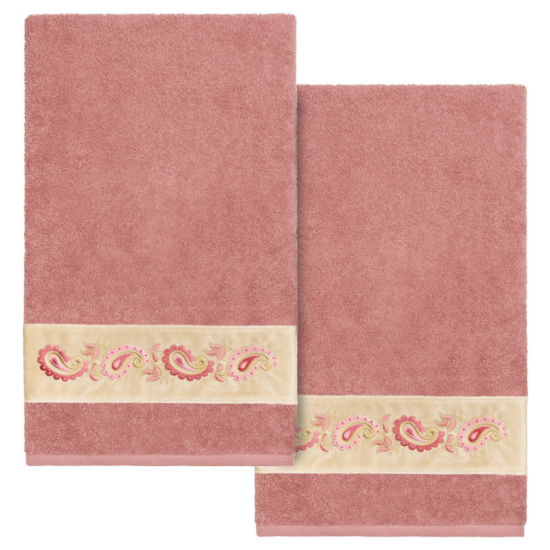 Midweight Bath Towel, Tea Rose