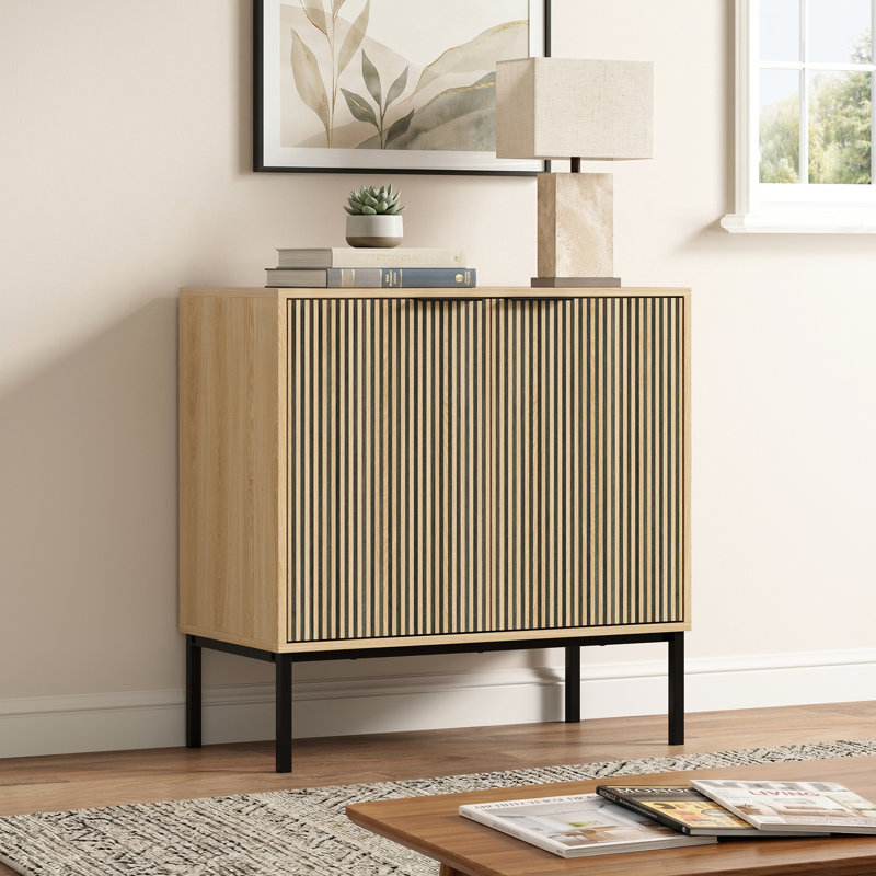 Meuble télé 31,5 po avec rangement, 31.5" H x 31.5" L x 15.7" W