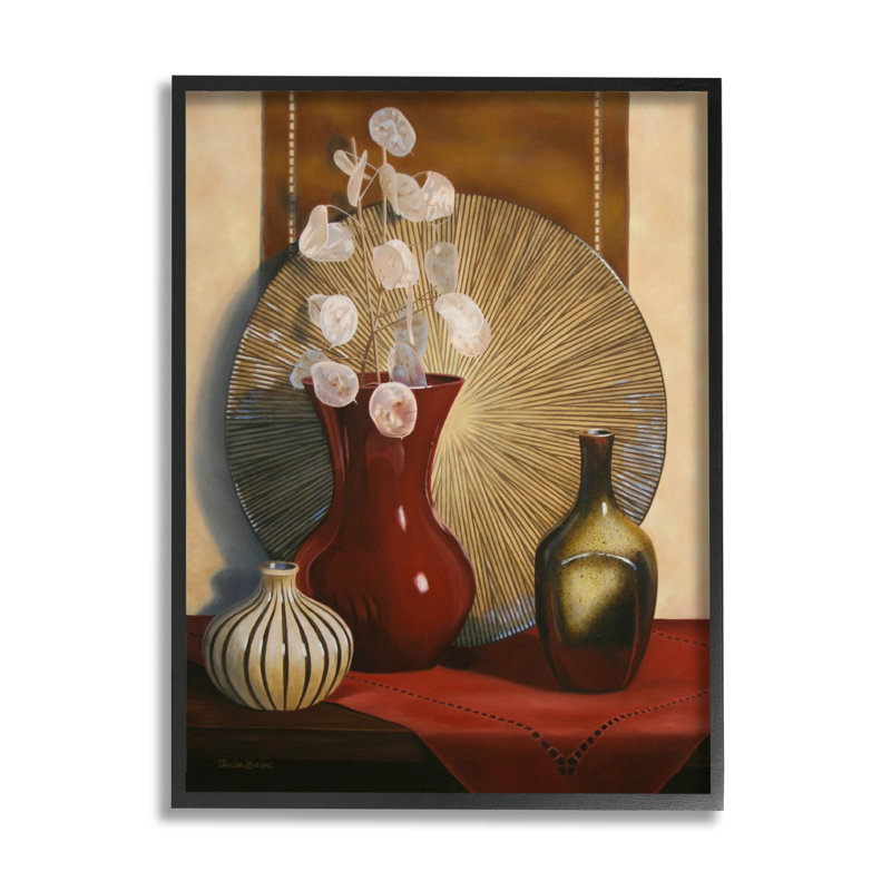 Art floral giclée par Cecile Baird, H 14 po x l 11 po x P 1,5 po, Giclée encadrée noir minuit