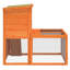 Pin en bois massif Archie & Oscar ™ brun 40,2 po x 35,4 po x 33,3 po