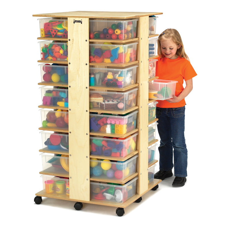 Tour tubulaire Jonti-Craft 32, Avec des bacs transparents
