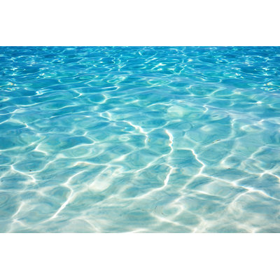 Blue Water Sea - Wrapped Canvas Print