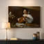 Caravage «The Lute Player (Hermitage Version)», art mural de qualité musée sur toile tendue-991997782