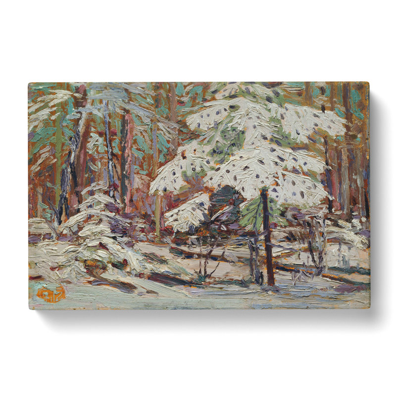 Snow in the Woods by Tom Thomson - Wrapped Canvas, 50cm H x 76cm W x 3cm D