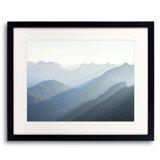 Dolomites, Italy, Hazy Light Print by Frank Peters