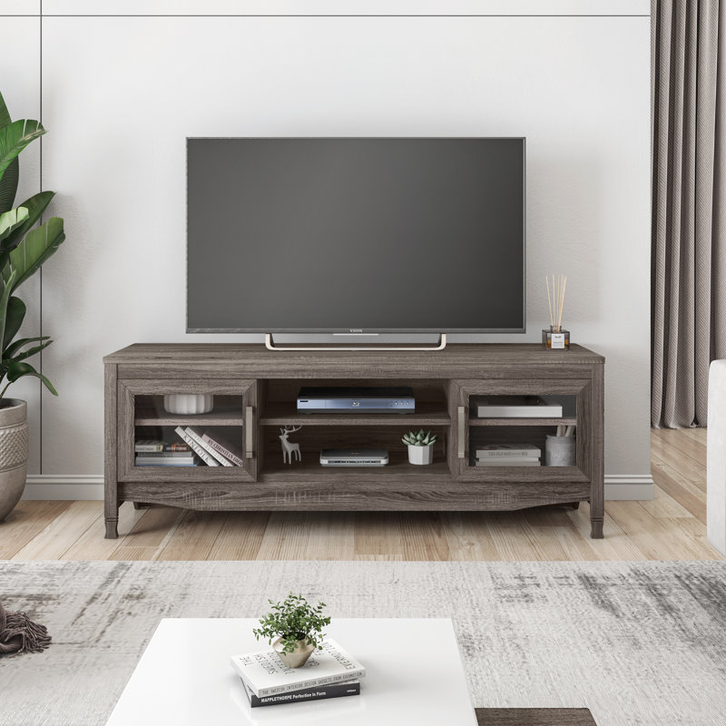 Techni Mobili Grey Driftwood TV Stand