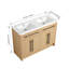 Meuble-lavabo double autoportant 48 po avec plateau en résine 48 po-135879118