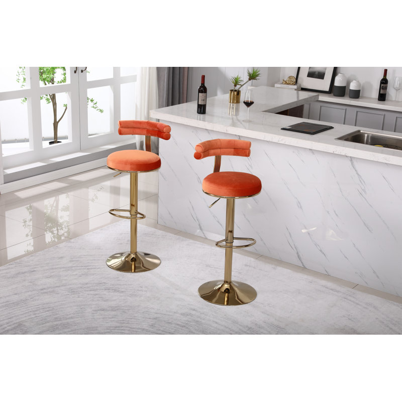 Tabouret Kyliejo, Orange