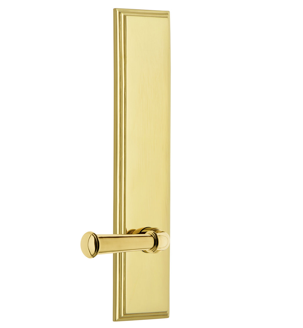 Grandeur Carré Tall Plate Passage with Georgetown Lever Grandeur 