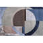 Rug & Kilim’S French Square Art Deco Rug In Blue And Gray Patterns-893900451