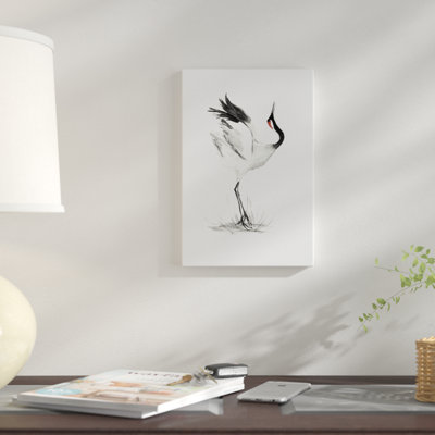 « japanese grues i », impression sur toile