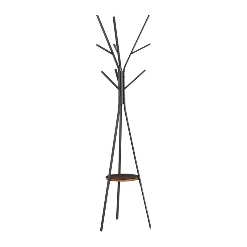 Burrak Freestanding 9 - Hook Coat Rack