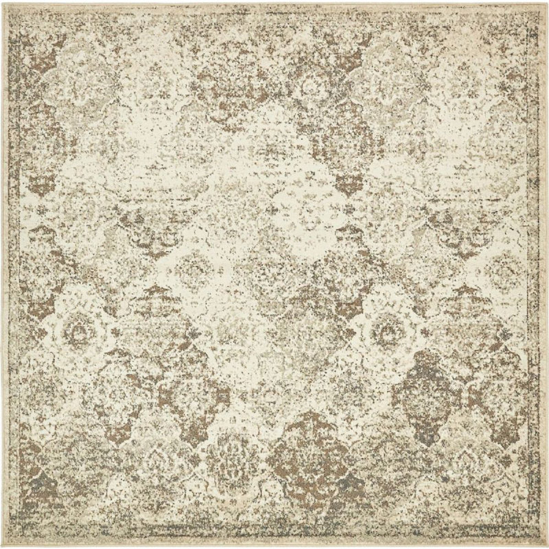 Wilhoit Abstract Indoor Rug, Square 8'