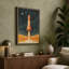 Rocket to the Stars Retro - Wrapped Canvas-1063593282-1063593292