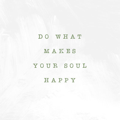 Soul Happy Simple - Wrapped Canvas Art Prints