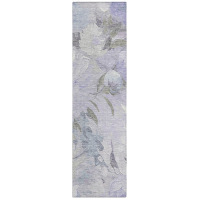 Machine Washable Indoor/Outdoor Jenning ACN2264 Floral Rug