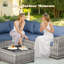 Bobia 5 - Person Modular Patio Conversation Set with Cushions-1399037395