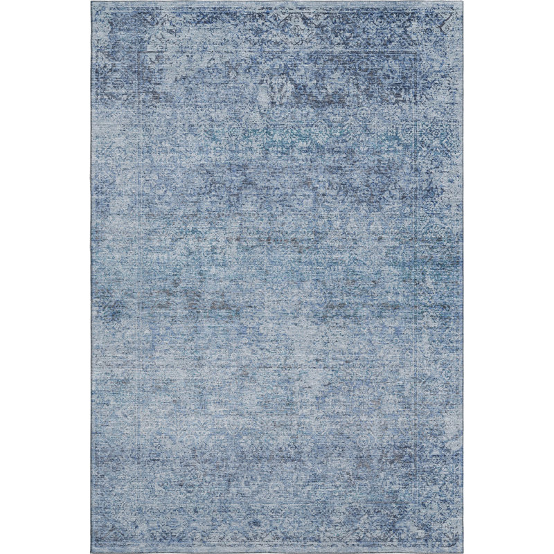Tapis lavable à la machine de qualité supérieure Mayfield AMF2103, Aloès, 5 pi x 7 pi 6 po