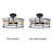 4 - Light Matt Black Single Pendant