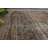 6.3x9.7 Ft Brown Wool Rustic Patchwork Rug, Large Area Rug
